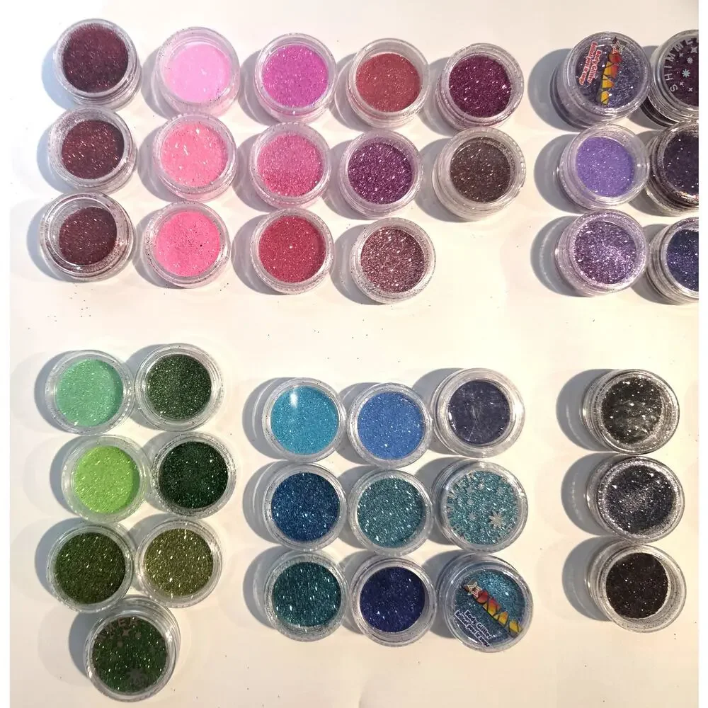 Glitter Lot 58 Colors VERY FINE 1